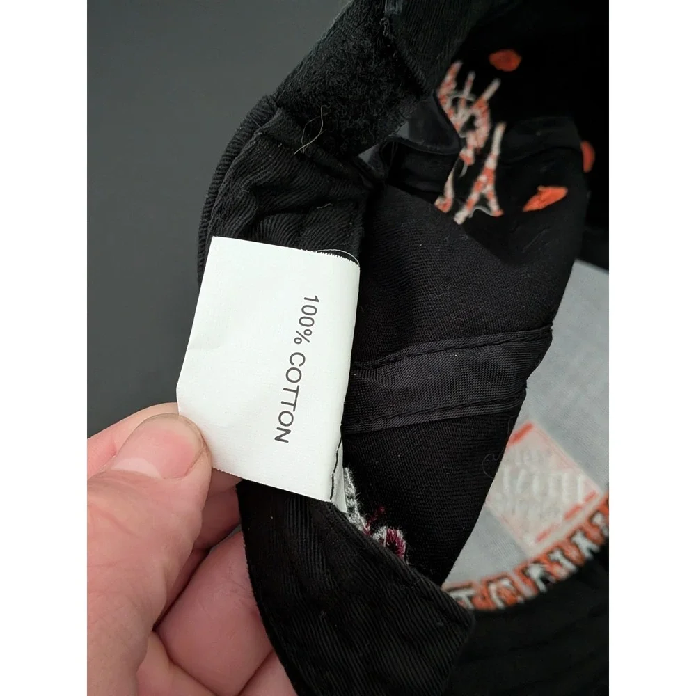 Tony Stewart Home Depot Hat Adjustable Winner Circle Black & Orange Joe Gibbs‎